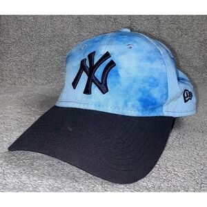 MLB New York Yankees New Era 9Twenty Baseball Hat Cap‎ Women's Blue Tie dye